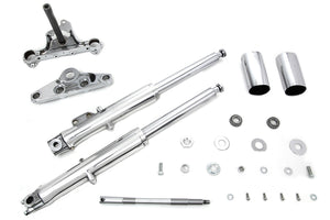 41mm Fork Assembly with Polished Sliders Single Disc 1972 / 1984 FL