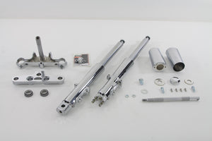Fork Assembly with Chrome Sliders Stock Length 2000 / 2006 FLST