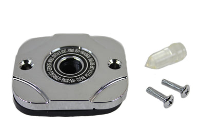 Handlebar Master Cylinder Cover Chrome 1996 / 2004 FLT 1996 / 2005 FXST 1996 / 2005 FLST 1996 / 2005 FXD 1996 / 2003 XL