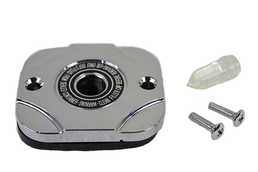 Handlebar Master Cylinder Cover Chrome 1996 / 2004 FLT 1996 / 2005 FXST 1996 / 2005 FLST 1996 / 2005 FXD 1996 / 2003 XL