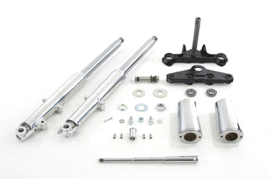 41mm Chrome Fork Assembly with Polished Sliders 1960 / 1966 FL