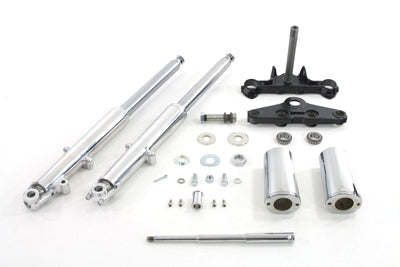 41mm Chrome Fork Assembly with Polished Sliders 1960 / 1966 FL