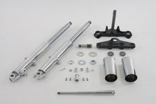 Load image into Gallery viewer, 41mm Chrome Fork Assembly with Polished Sliders 1960 / 1966 FL