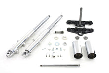 Load image into Gallery viewer, 41mm Chrome Fork Assembly with Polished Sliders 1960 / 1966 FL