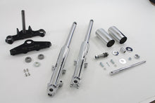 Load image into Gallery viewer, 41mm Chrome Fork Assembly with Chrome Sliders 1960 / 1966 FL