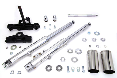 41mm Adjustable Fork Tube Assembly with Polished Sliders 1972 / 1984 FL