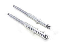 Load image into Gallery viewer, 41mm Hard Chrome Fork Slider Assembly with Polished Sliders 1949 / 1968 FL