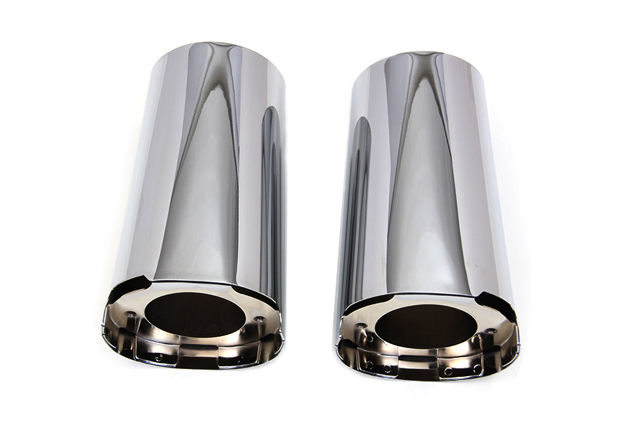 Chrome Fork Slider Cover Set 2014 / UP FLT