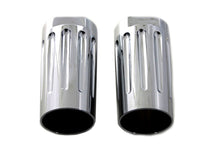 Load image into Gallery viewer, Chrome Milled Fork Slider Cover Set 1949 / 1984 FL 1980 / 2013 FLT 1980 / 2013 FLT 1986 / UP FLST