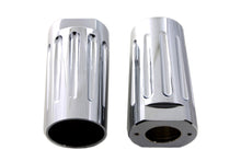 Load image into Gallery viewer, Chrome Milled Fork Slider Cover Set 1949 / 1984 FL 1980 / 2013 FLT 1980 / 2013 FLT 1986 / UP FLST