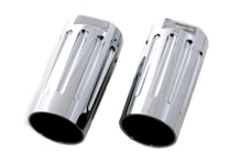 Load image into Gallery viewer, Chrome Milled Fork Slider Cover Set 1949 / 1984 FL 1980 / 2013 FLT 1980 / 2013 FLT 1986 / UP FLST