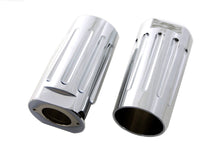 Load image into Gallery viewer, Chrome Milled Fork Slider Cover Set 1949 / 1984 FL 1980 / 2013 FLT 1980 / 2013 FLT 1986 / UP FLST