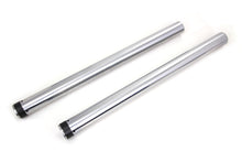 Load image into Gallery viewer, Hard Chrome 49mm Fork Tube Set 2008 / 2017 FXDF