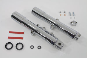 41mm Chrome Fork Slider Set 2007 / 2017 FLST 2007 / 2017 FLSTC 2007 / 2017 FLSTN 2008 / 2017 FLSTF 2008 / 2017 FLSTFB