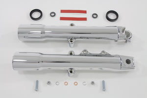 41mm Chrome Fork Slider Set 2007 / 2017 FLST 2007 / 2017 FLSTC 2007 / 2017 FLSTN 2008 / 2017 FLSTF 2008 / 2017 FLSTFB