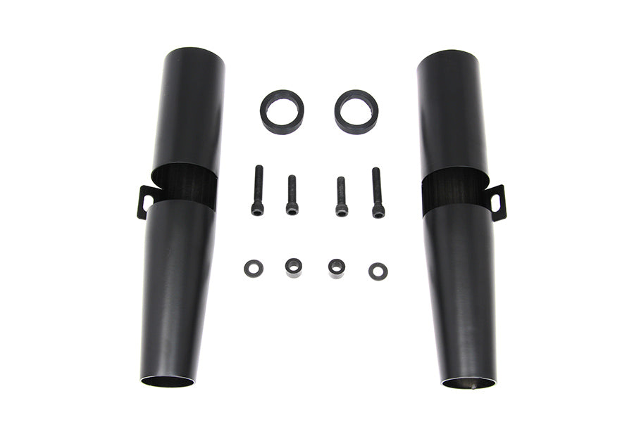 Black 39mm Fork Shrouds 2004 / UP XL