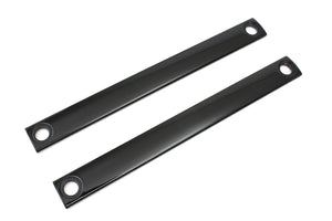 Black Triple Tree Cover Trim Strip Set 1986 / 2017 FLST