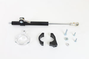 Black Fork Steering Damper Kit 2006 / 2017 FXD with 49mm Forks