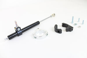 Black Fork Steering Damper Kit 2006 / 2017 FXD with 49mm Forks