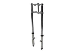 Fork Assembly with Polished Sliders 4 Over Stock 1984 / 1999 FXST