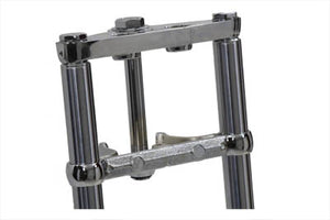 Fork Assembly with Chrome Sliders 6 Over Stock 1984 / 1999 FXST