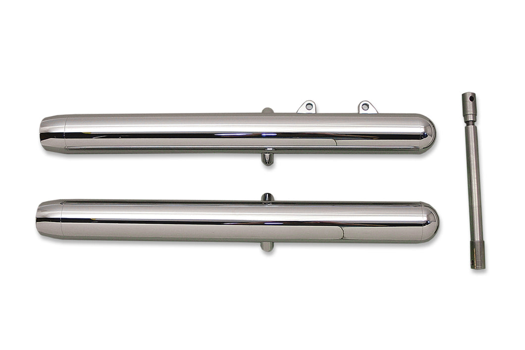 41mm Fork Slider Set Chrome 6 Over Stock 0 /  Custom application