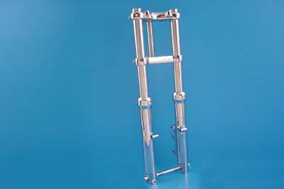 39mm Fork Assembly with Chrome Sliders Single Disc 2000 / 2003 XL 2000 / 2003 FXD