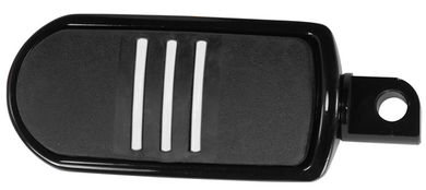 Speed-Line Footpegs Black All Models With Male Mounts Black Footpeg Pans