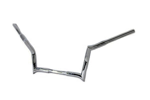 10" Z-Bar Handlebar without Indents Chrome 1986 / 2013 FLT 1982 / UP FLHX
