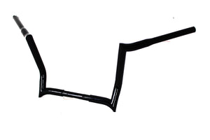 12" Z-Bar Handlebar without Indents Black 1986 / 2013 FLT 1982 / UP FLHX