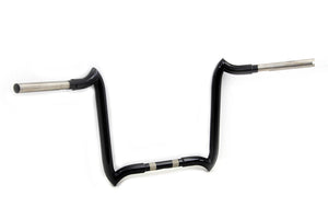 14" Z-Bar Handlebar without Indents Black 1986 / 2013 FLT 1982 / UP FLHX