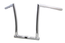 Load image into Gallery viewer, 14&quot; Chrome ChiZeled Z-Bar Handlebar with Indents 2015 / UP FLTR