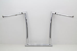 14" Chrome ChiZeled Z-Bar Handlebar with Indents 2015 / UP FLTR