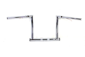 12" Chrome ChiZeled Z-Bar Handlebar with Indents 2015 / UP FLTR