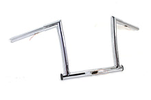 Load image into Gallery viewer, 12&quot; Chrome ChiZeled Z-Bar Handlebar with Indents 2015 / UP FLTR
