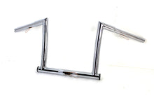 Load image into Gallery viewer, 12&quot; Chrome ChiZeled Z-Bar Handlebar with Indents 2015 / UP FLTR