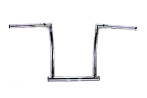 16" Chrome ChiZeled Z-Bar Handlebar with Indents 2015 / UP FLTR