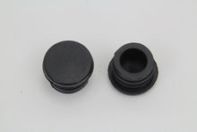 Load image into Gallery viewer, ChiZeled Handlebar Plugs Black Plastic 1980 / UP XL 1980 / 1984 FL 1985 / UP FL 1986 / UP FXST