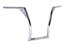 Load image into Gallery viewer, 17&quot; Chrome Z-Bar Handlebar with Indents 1982 / 1984 FL 1982 / 1984 FX 1982 / UP XL 1986 / 2017&quot; FLST 1984 / 2017&quot; FXST 1982 / 1994 FXR 1982 / 1994 FXR 1991 / 2017&quot; FXD