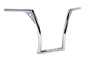 17" Chrome Z-Bar Handlebar with Indents 1982 / 1984 FL 1982 / 1984 FX 1982 / UP XL 1986 / 2017" FLST 1984 / 2017" FXST 1982 / 1994 FXR 1982 / 1994 FXR 1991 / 2017" FXD