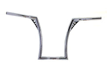 Load image into Gallery viewer, 17&quot; Chrome Z-Bar Handlebar with Indents 1982 / 1984 FL 1982 / 1984 FX 1982 / UP XL 1986 / 2017&quot; FLST 1984 / 2017&quot; FXST 1982 / 1994 FXR 1982 / 1994 FXR 1991 / 2017&quot; FXD