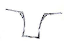Load image into Gallery viewer, 17&quot; Chrome Z-Bar Handlebar with Indents 1982 / 1984 FL 1982 / 1984 FX 1982 / UP XL 1986 / 2017&quot; FLST 1984 / 2017&quot; FXST 1982 / 1994 FXR 1982 / 1994 FXR 1991 / 2017&quot; FXD