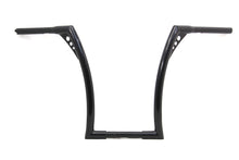 Load image into Gallery viewer, 17&quot; Black Z-Bar Handlebar with Indents 1982 / 1984 FL 1982 / 1984 FX 1982 / UP XL 1986 / 2017&quot; FLST 1984 / 2017&quot; FXST 1982 / 1994 FXR 1982 / 1994 FXR 1991 / 2017&quot; FXD