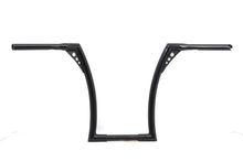 Load image into Gallery viewer, 17&quot; Black Z-Bar Handlebar with Indents 1982 / 1984 FL 1982 / 1984 FX 1982 / UP XL 1986 / 2017&quot; FLST 1984 / 2017&quot; FXST 1982 / 1994 FXR 1982 / 1994 FXR 1991 / 2017&quot; FXD