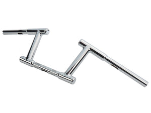 6 Z-Bar Racing Handlebar with Indents Chrome 1982 / 1984 FL 1982 / 1984 FX 1982 / UP XL 1986 / 2017 FLST 1984 / 2017 FXST 1982 / 1984 FXR 1985 / 1994 FXR 1991 / 2017 FXD
