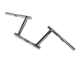 8 Z-Bar Racing Handlebar with Indents Chrome 1982 / 1984 FL 1982 / 1984 FX 1982 / UP XL 1986 / 2017 FLST 1984 / 2017 FXST 1982 / 1984 FXR 1985 / 1994 FXR 1991 / 2017 FXD