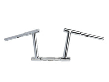 Load image into Gallery viewer, 10&quot; Z-Bar Racing Handlebar with Indents Chrome 1982 / 1984 FL 1982 / 1984 FX 1982 / UP XL 1986 / 2017 FLST 1984 / 2017 FXST 1982 / 1984 FXR 1985 / 1994 FXR 1991 / 2017 FXD