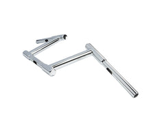 Load image into Gallery viewer, 10&quot; Z-Bar Racing Handlebar with Indents Chrome 1982 / 1984 FL 1982 / 1984 FX 1982 / UP XL 1986 / 2017 FLST 1984 / 2017 FXST 1982 / 1984 FXR 1985 / 1994 FXR 1991 / 2017 FXD