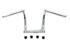 11" Chrome ChiZeled Z-Bar Handlebar with Indents 1980 / UP XL 1984 / 2017 FXST 1980 / UP FLT 1980 / UP FLT