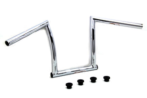 11" Chrome ChiZeled Z-Bar Handlebar with Indents 1980 / UP XL 1984 / 2017 FXST 1980 / UP FLT 1980 / UP FLT